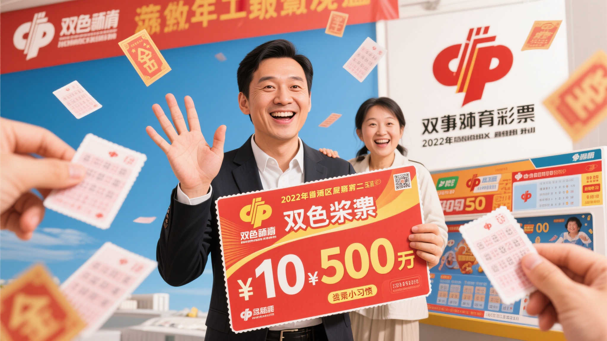 丈夫喜中双色球603万,妻子领奖:计划先旅游再置业 丈夫喜中双色球603万,妻子领奖:计划先旅游再置业