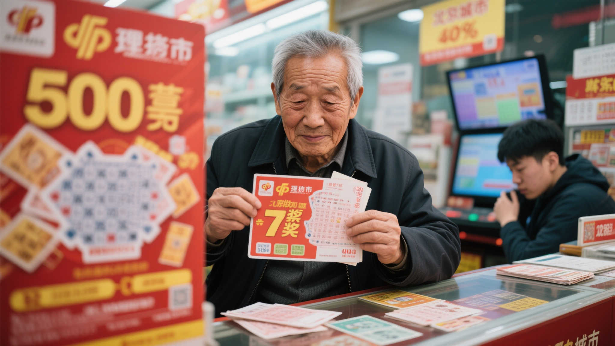 老彩民仅花10元喜中大乐透587万，兑奖凭证让梦想成真