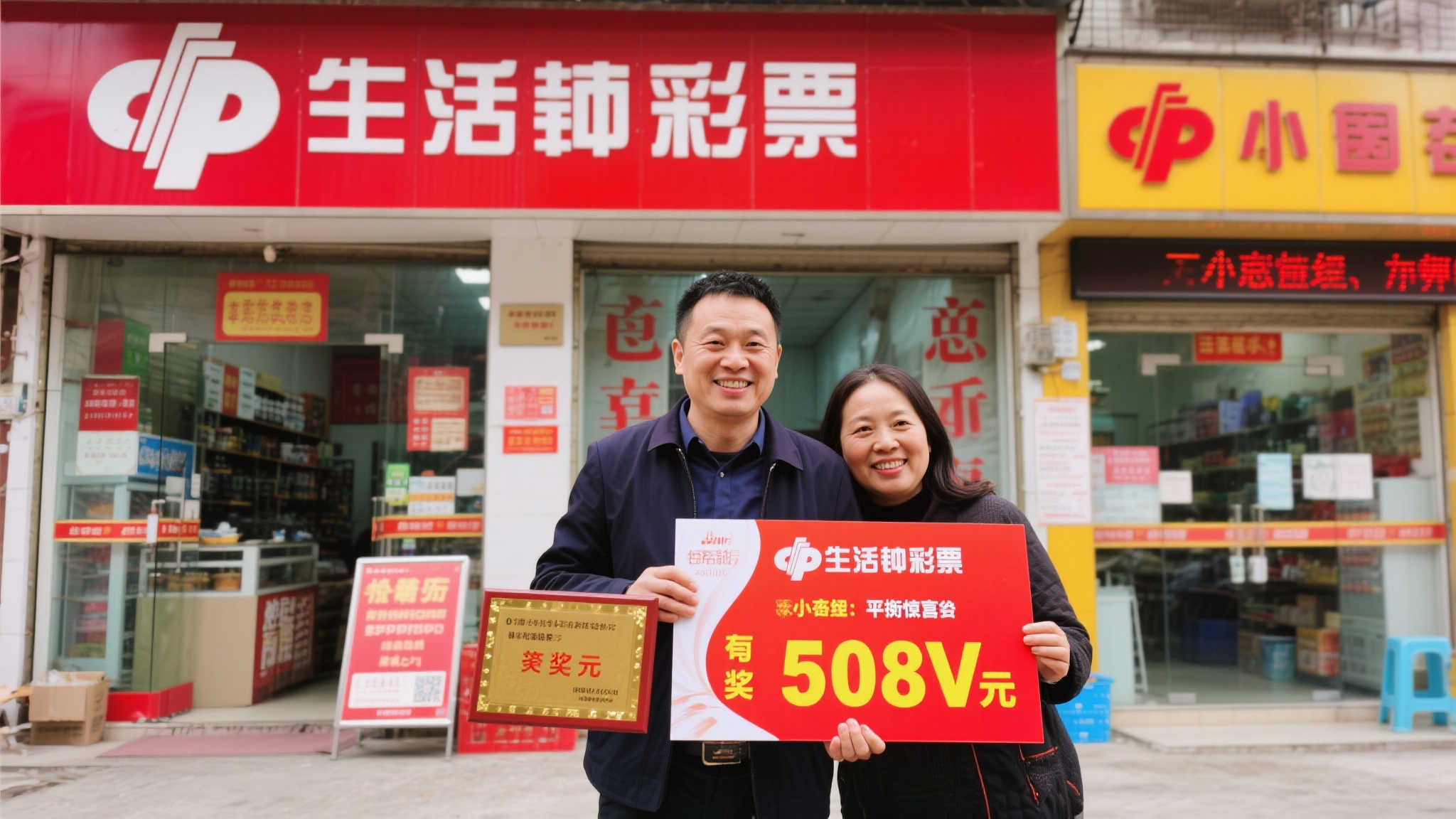 小老板喜中508万彩票大奖 仅告知妻子忙于生意挤空兑奖