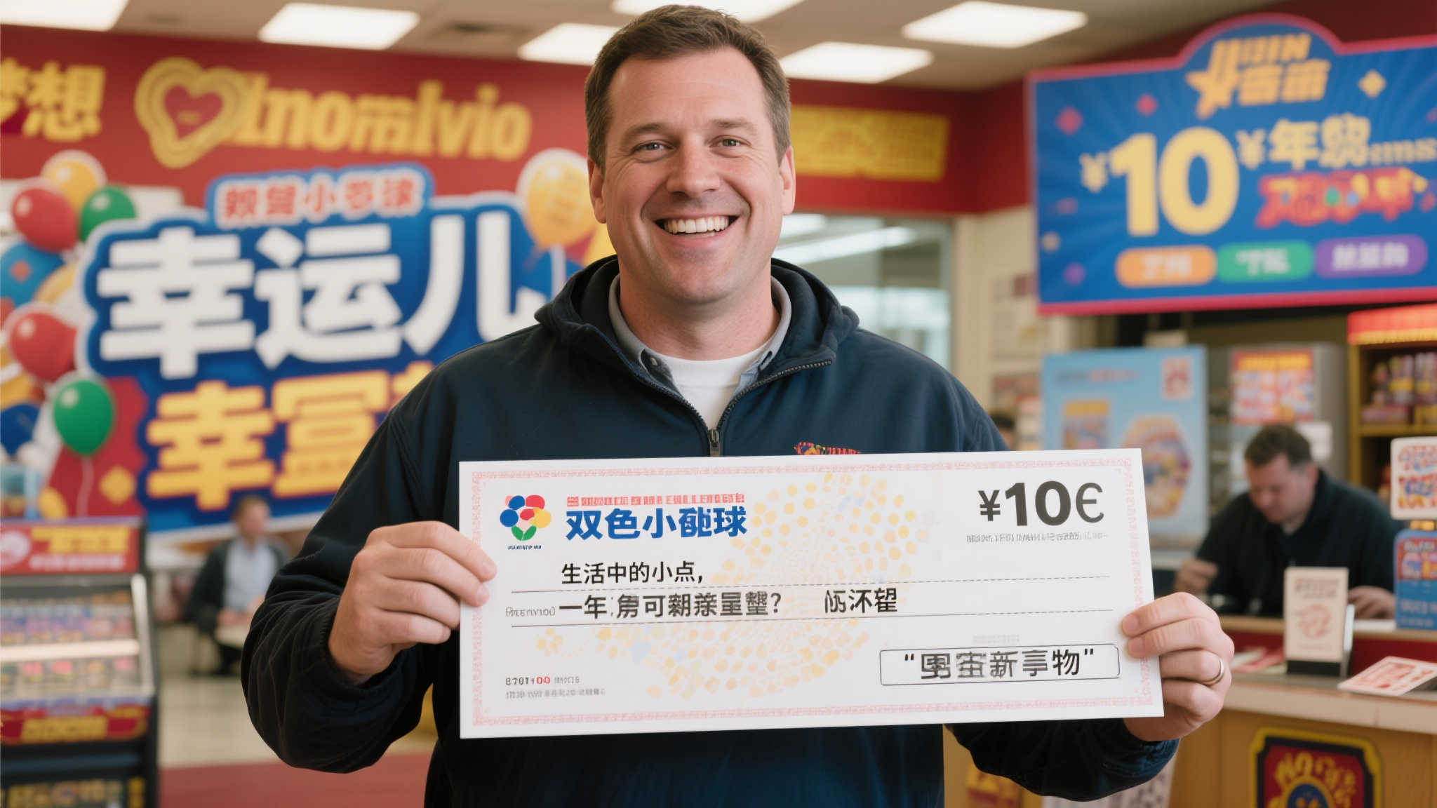 男子10元机选喜中双色球千万大奖,妻子惊呼不敢信! 男子10元机选喜中双色球千万大奖,妻子惊呼不敢信!