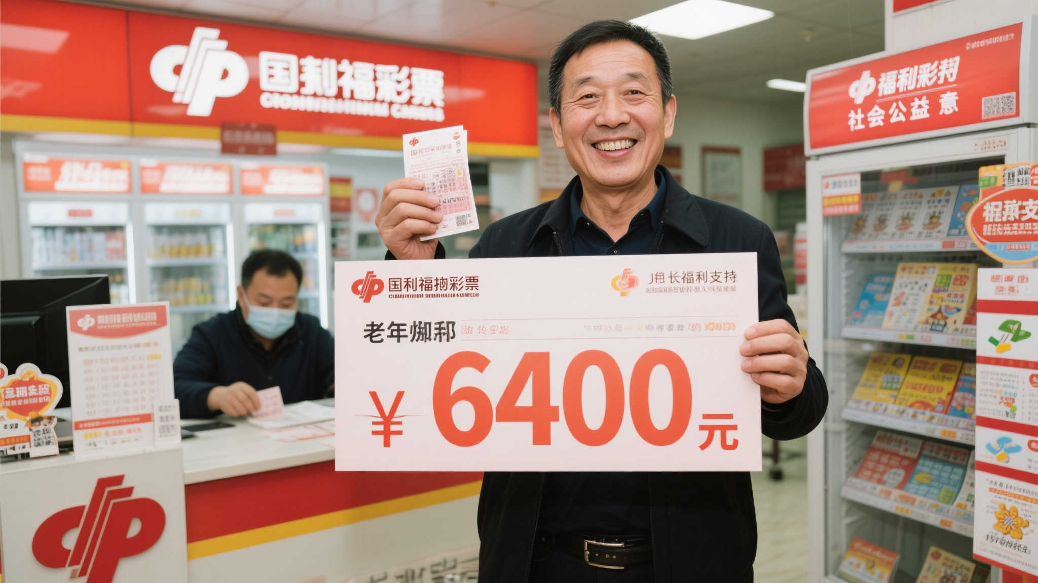 福彩快乐8选九中20注，购彩者喜获640万并表示将持续支持