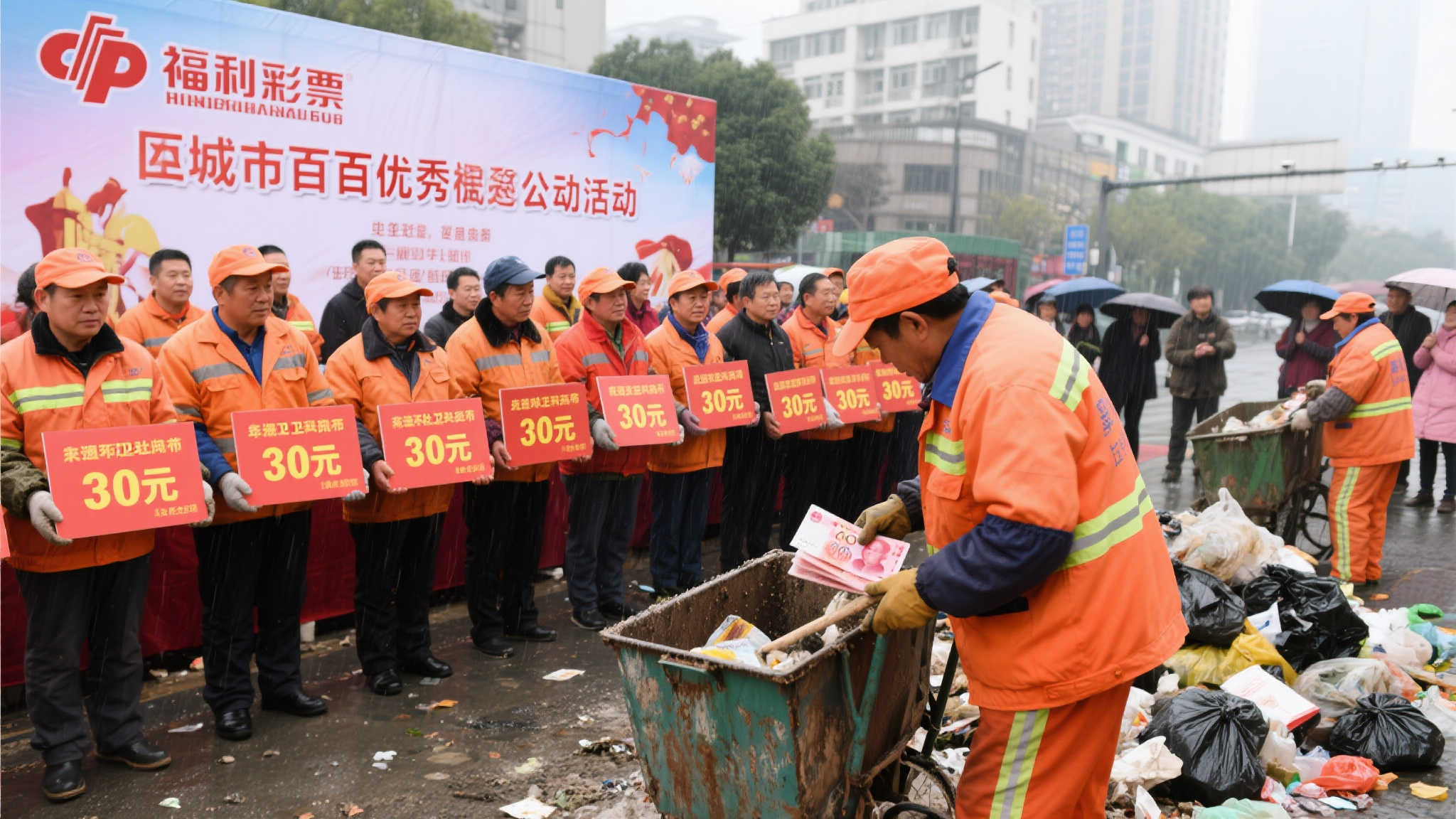 福彩献暖 30万元慰问金致敬城市美容师