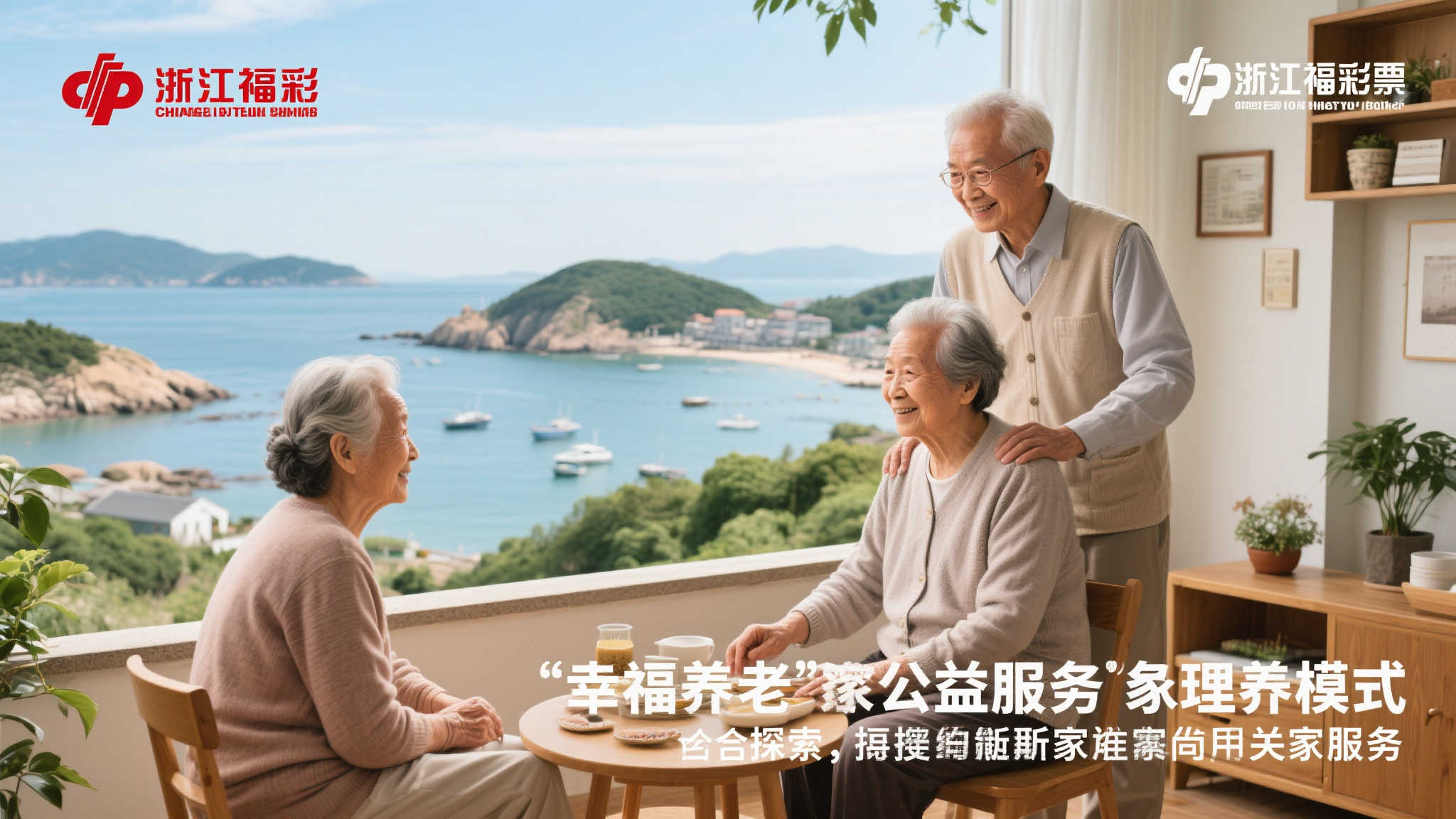 浙江福彩探索海岛养老新格局，走进居家服务中心