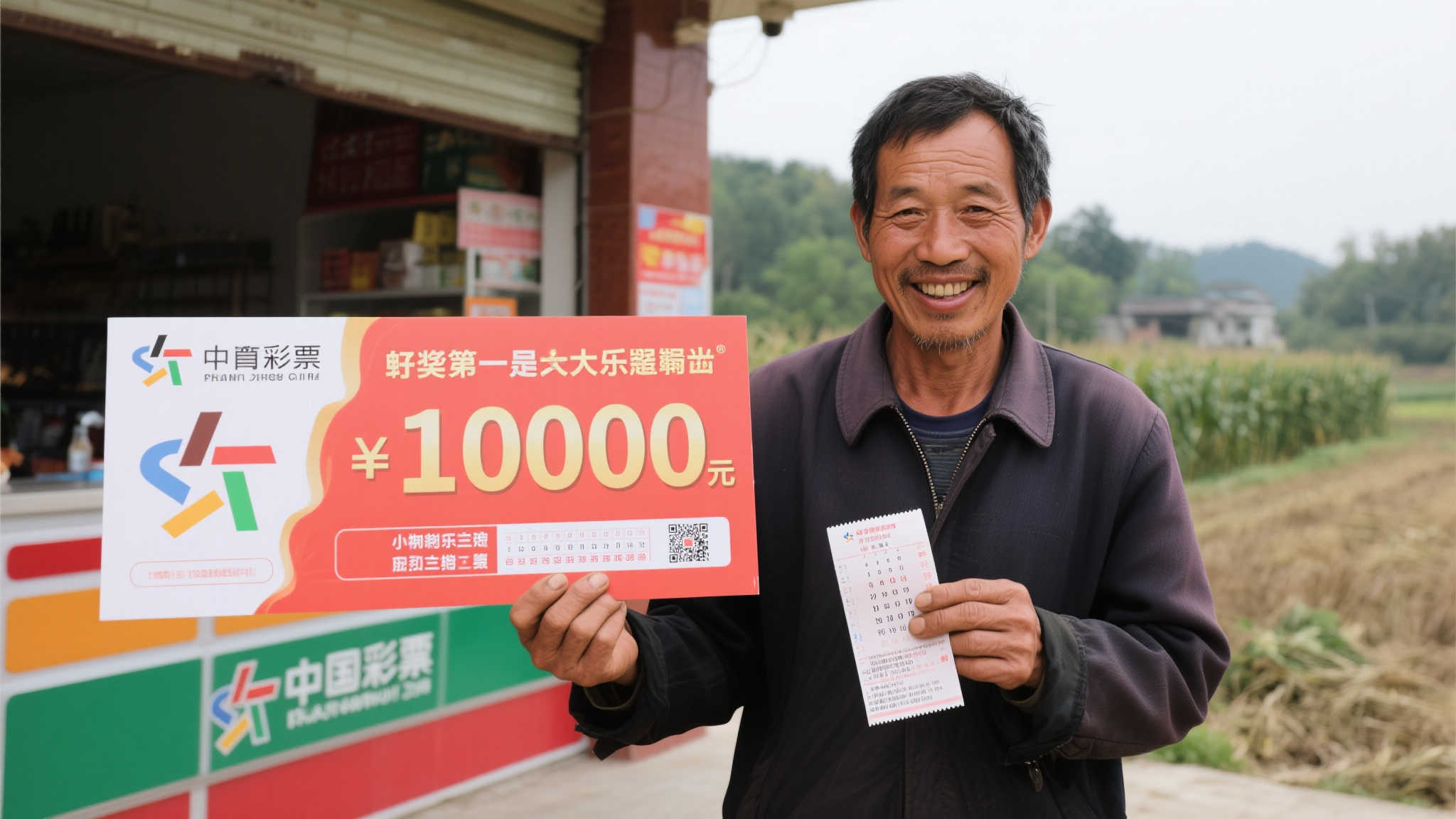 乡村好男儿喜中大乐透千万巨奖 慷慨无私助村民