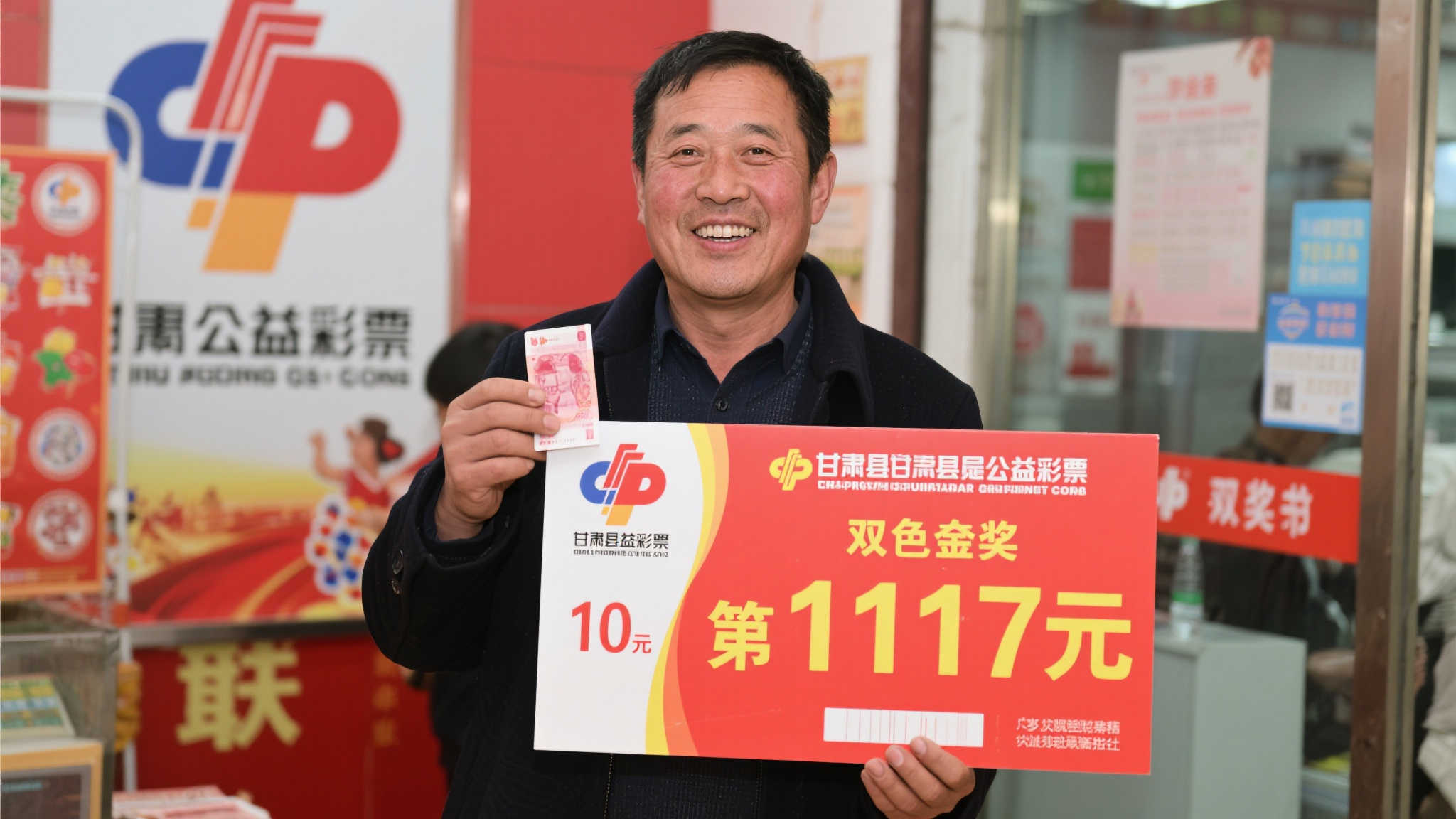 张掖彩民10元擒双色球1117万 热衷公益回馈社会