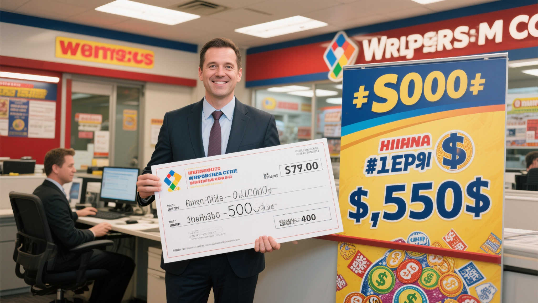 上班族喜中双色球640万，兑奖后淡定返岗工作