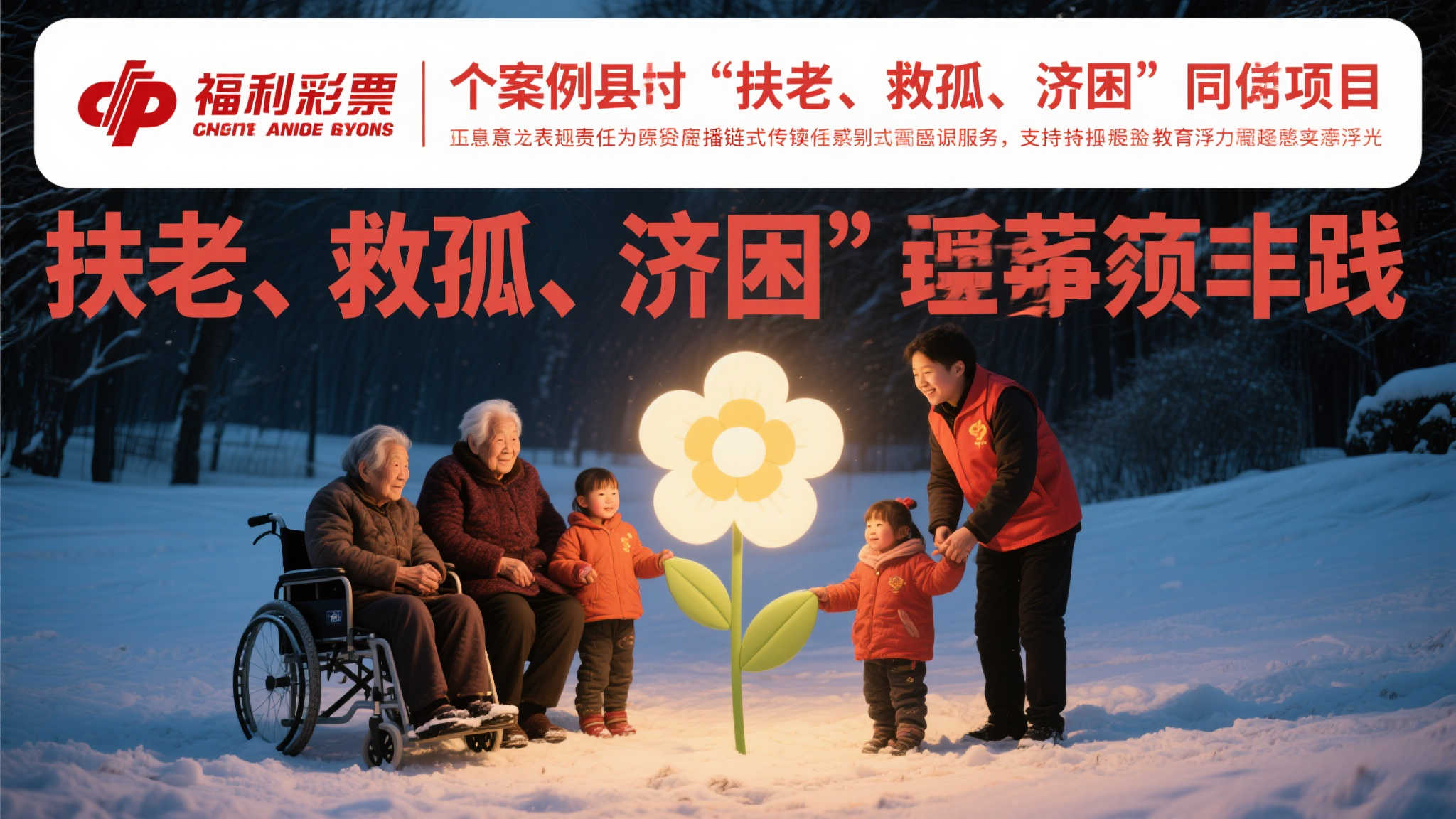 慈善彩票播种幸福之花