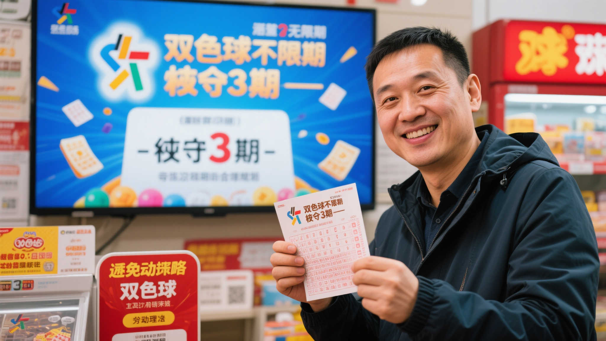 男子坚持追号仅3期即揽双色球1031万巨奖