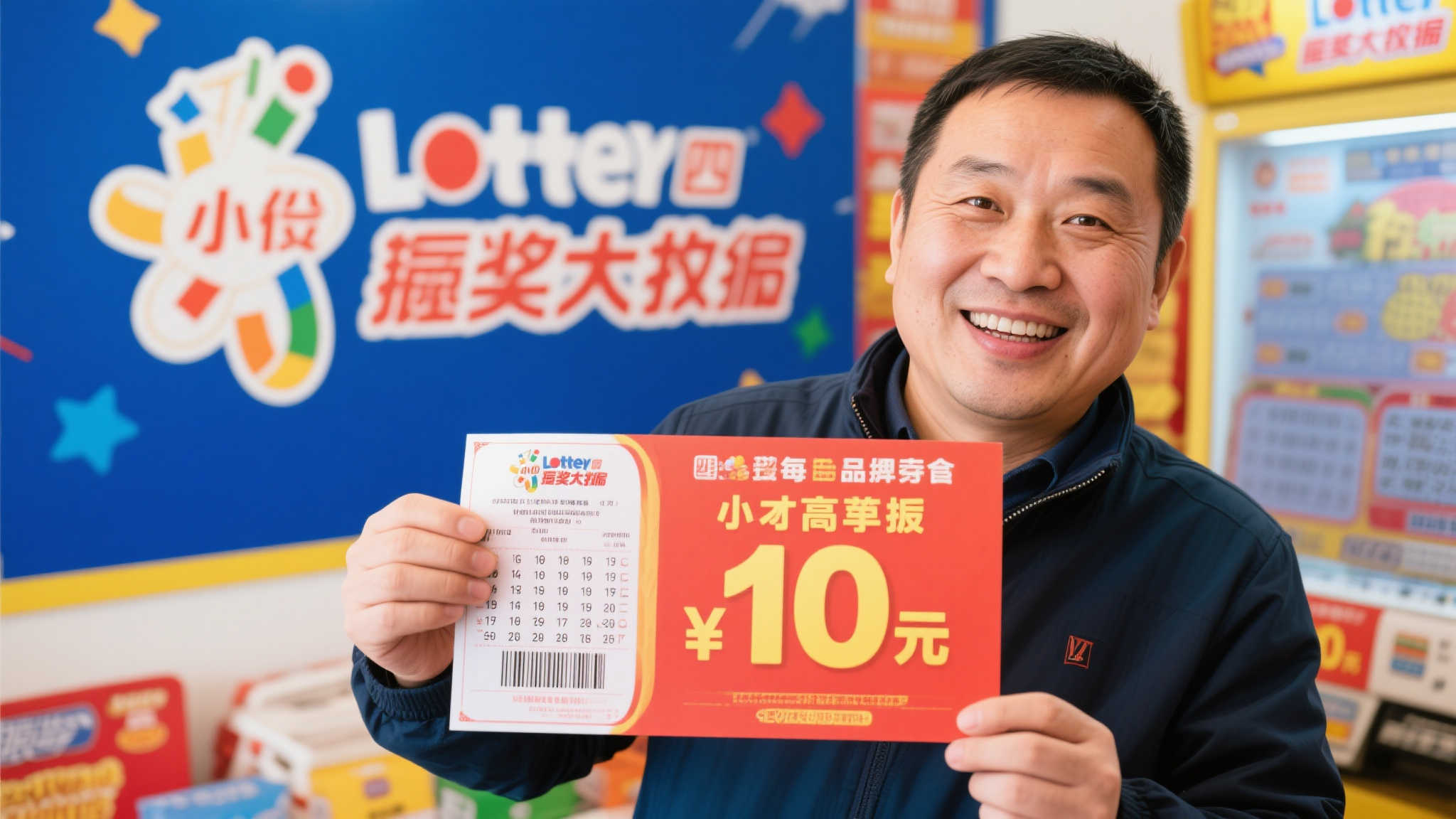 福彩3D粉丝随手一刮喜获10万大奖：全凭好运降临