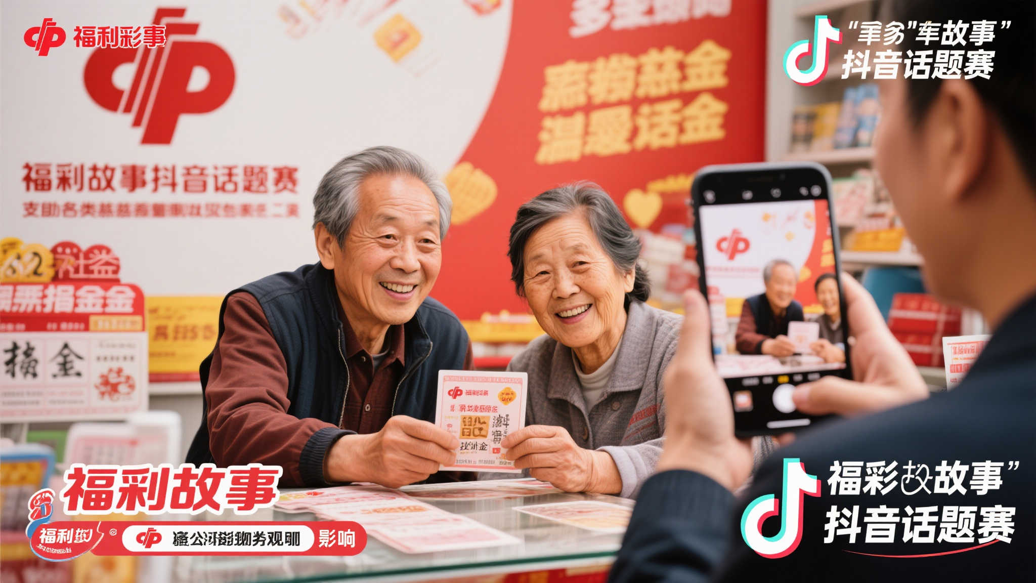 抖音活动精选：福彩故事中奖者揭晓