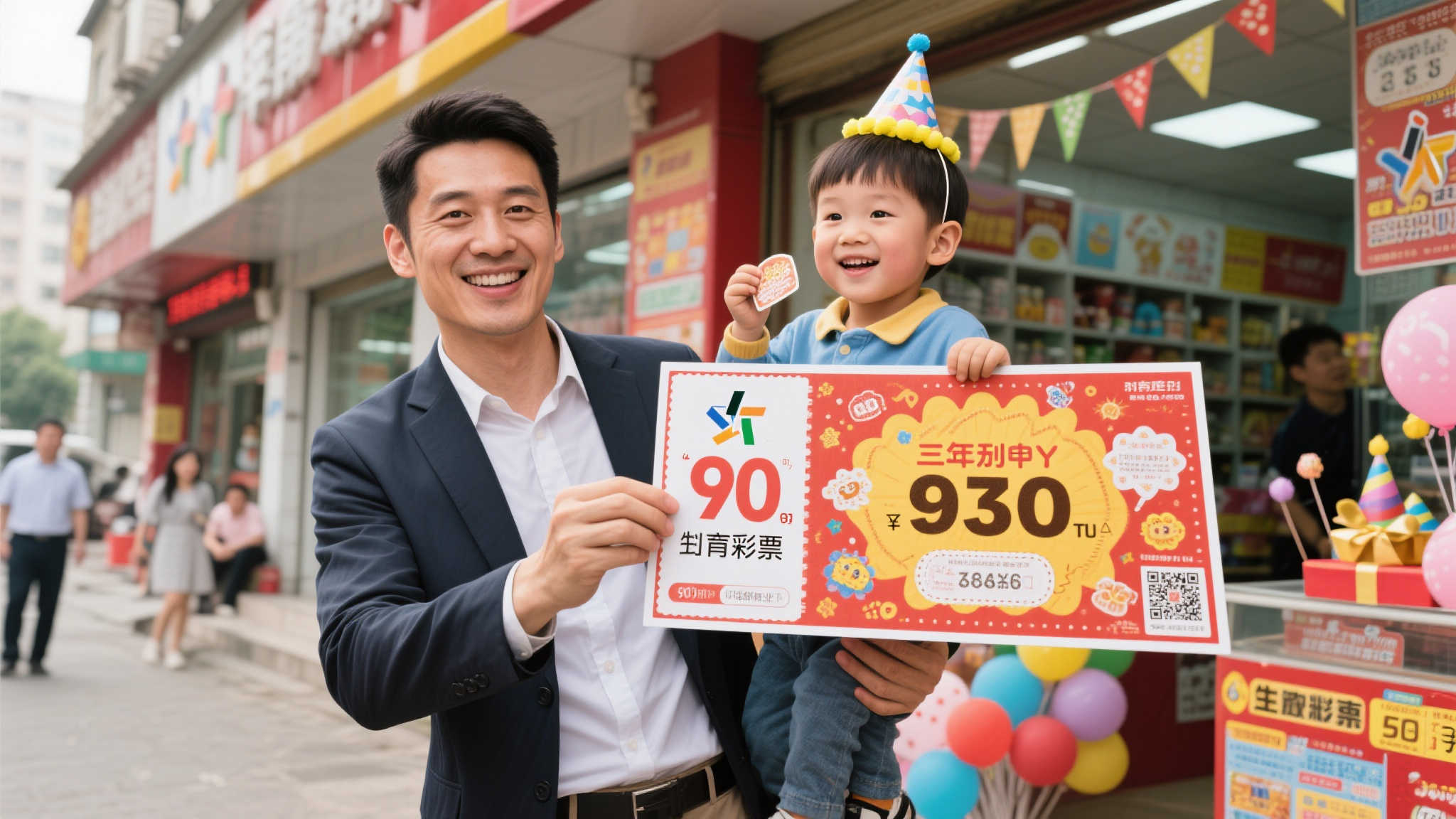 90后奶爸儿子生日当天试手气 刮刮卡中百万大奖 90后奶爸儿子生日当天试手气 刮刮卡中百万大奖