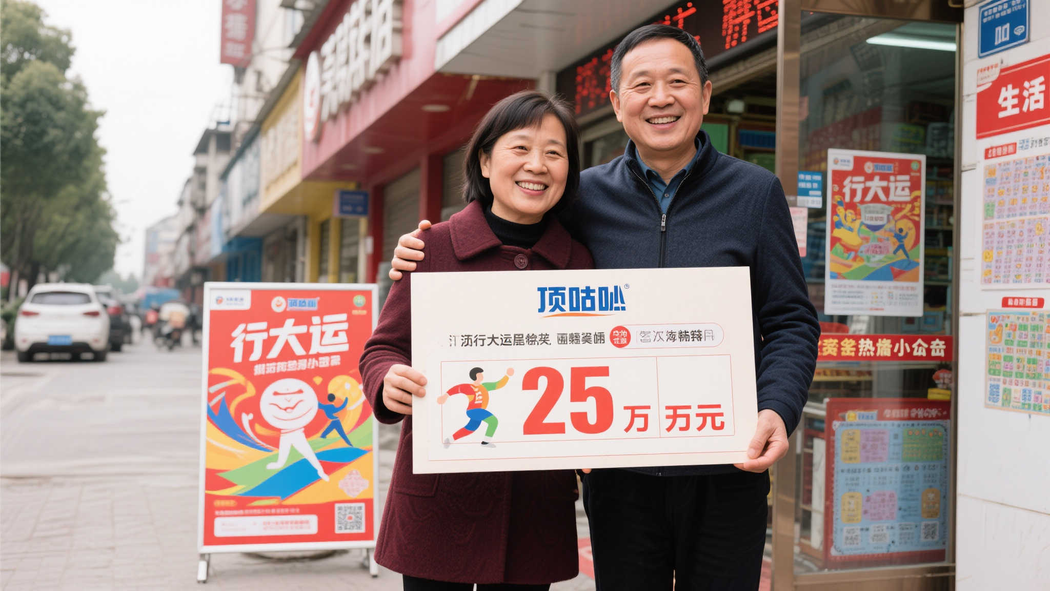 盐城恩爱伉俪齐心领奖 喜获顶呱刮“行大运”25万大奖 盐城恩爱伉俪齐心领奖 喜获顶呱刮“行大运”25万大奖